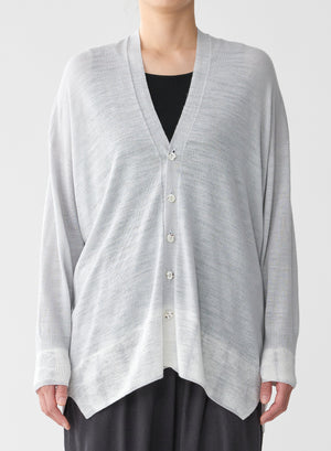 Open image in slideshow, Shibori Ribbed Cardigan Knit
