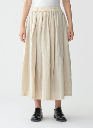Open image in slideshow, Cotton Linen Skirt
