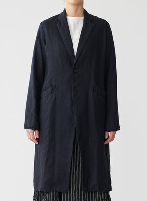 Open image in slideshow, Linen Twill Coat
