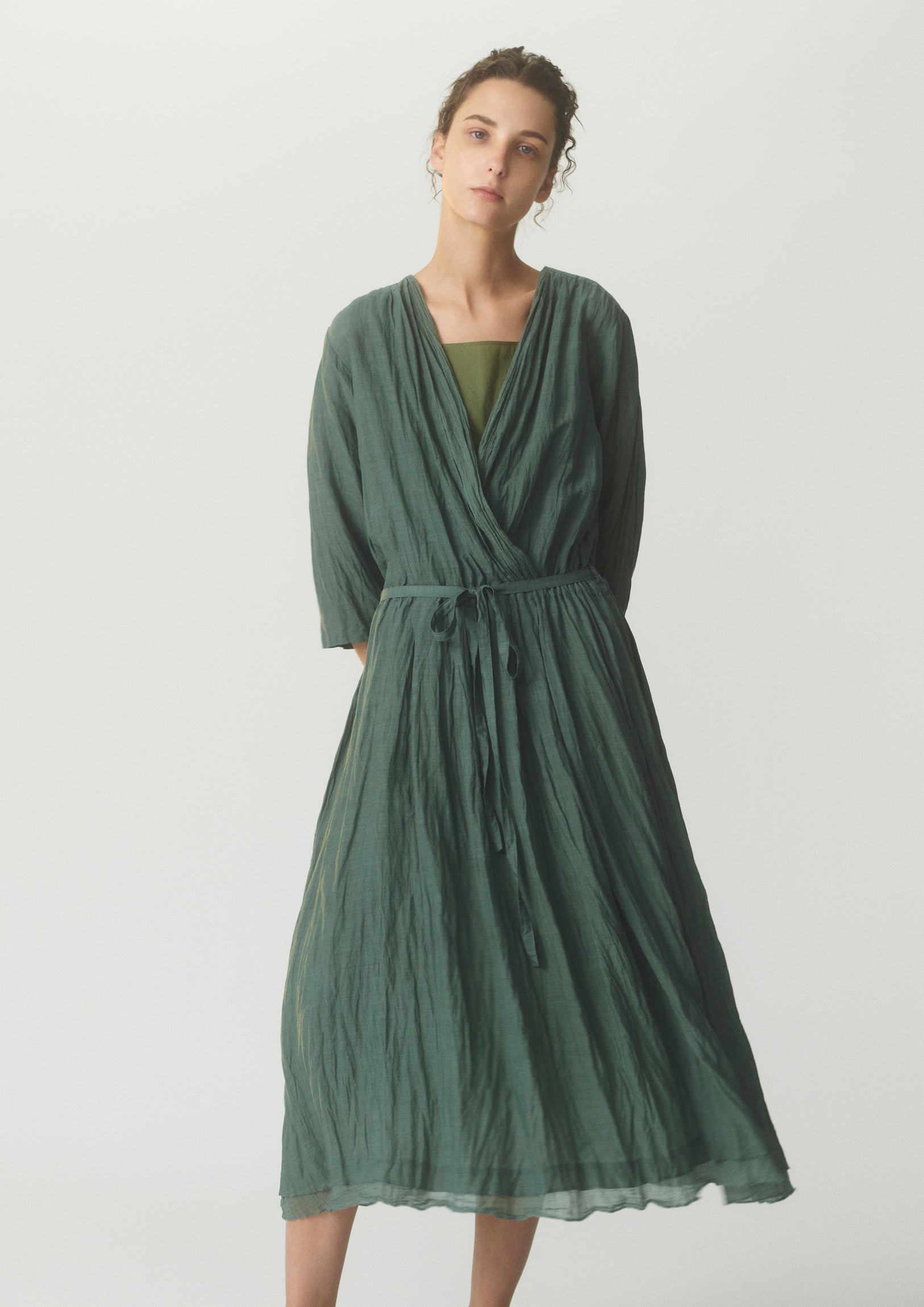 Botanical Dye Belted Dress